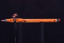 Honduran Rosewood Root Burl Native American Flute, Minor, Mid F#-4, #H28F